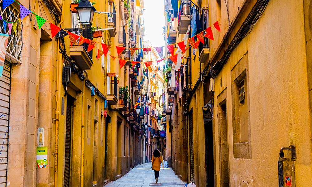 Les rues de Barcelone